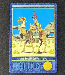 One Piece Visual Adventure 129 Carddass Luffy on Camel Carddass Vintage - Image 1