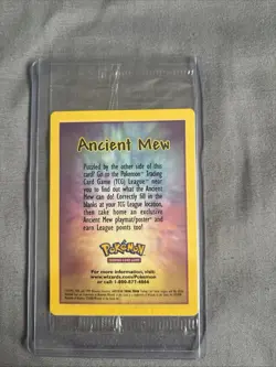 Pokemon TCG Ancient Mew Holo Card 2000 Movie Promo, Factory Sealed - Image 2
