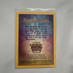 Pokemon Ancient Mew Promo Movie Release Holo + League Card !. - Image 5