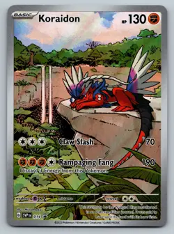 Koraidon SVP 014 Scarlet & Violet Black Star Promo Full Art Holo Pokemon TCG NM - Image 1