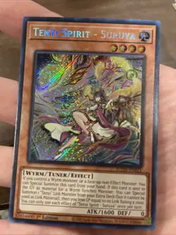 YGO Tenyi Spirit Suruya SUDA-EN021 Secret Rare Card Supreme Darkness 1st Ed - Image 1