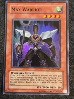1x (MP) Max Warrior - SOVR-EN003 - Super Rare - Unlimited Edition YuGiOh - Image 1