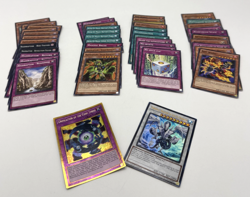 Lot of 46 Cards Yu Gi Oh Yugioh 2 Foil Prisma Holo 44 Commons 1996 LP - Image 1