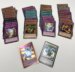 Lot of 46 Cards Yu Gi Oh Yugioh 2 Foil Prisma Holo 44 Commons 1996 LP - Image 2