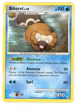Bibarel 32/100 Stormfront Pokemon Card - Image 1