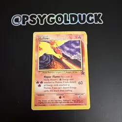Pokemon TCG Black Star Promo Moltres #21 Non-Holo Card WOTC DMG A36 - Image 1