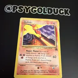 Pokemon TCG Black Star Promo Moltres #21 Non-Holo Card WOTC DMG A36 - Image 2