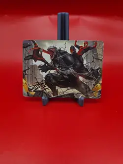 Marvel MTG Terrific Team-up Art Series Card Gold Stamp Signature 23/54 Venom - Image 1