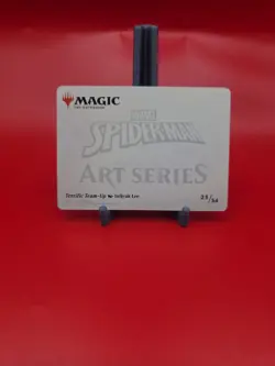 Marvel MTG Terrific Team-up Art Series Card Gold Stamp Signature 23/54 Venom - Image 4