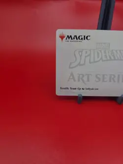 Marvel MTG Terrific Team-up Art Series Card Gold Stamp Signature 23/54 Venom - Image 5