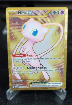 Mew EX 205/165 Pokemon TCG MEW 151 Full Art Metal Gold Card NM - Image 1