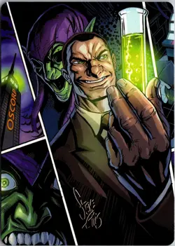 Norman Osborn Art Card (Gold-Stamped Signature) 43 Art Series Spider-Man MTG - Image 1
