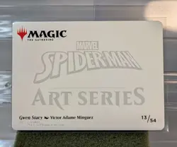 MTG Gwen Stacy Art Card Gold-Stamped Signature 13/54 - Magic The Gathering - Image 2