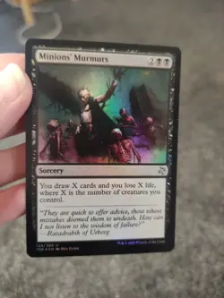 Minions' Murmurs FOIL Time Spiral Remastered Black Uncommon CARD - Image 1