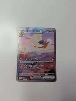 Pokemon TCG Charizard EX 199/165 Scarlet Violet 151 English Card - Image 1