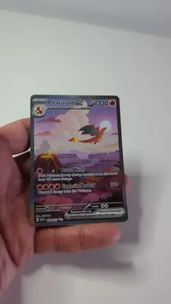 Pokemon TCG Charizard EX 199/165 Scarlet Violet 151 English Card - Image 2