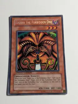 Yugioh Exodia the Forbidden One MC1-EN001 Secret Rare Limited Edition NM - Image 1