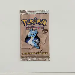 Pokemon Fossil Booster Pack New Factory Sealed Mint WOTC Lapras 20.42g English - Image 1