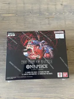 Sealed Bandai One Piece Card Game OP-16 The Time of Battle English Booster Box - Image 1