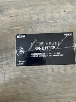 Sealed Bandai One Piece Card Game OP-16 The Time of Battle English Booster Box - Image 3