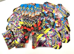 Pokemon Mega Evolution Sleeved Booster Pack Lot x16 Factory Sealed Mixed Art TCG - Image 1