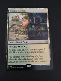 MTG Temple Garden - Lorwyn Eclipsed - 0268 Rare - Image 1