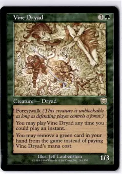 Vine Dryad Mercadian Masques Regular LP R 284 - Image 1