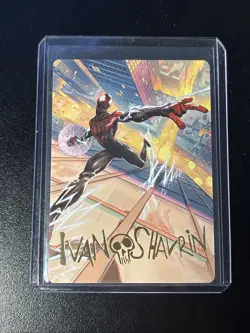 MTG Art Series: Marvel's Spider-Man Miles Morales 41/54 Gold-Stamped MINT - Image 1