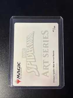 MTG Art Series: Marvel's Spider-Man Miles Morales 41/54 Gold-Stamped MINT - Image 2