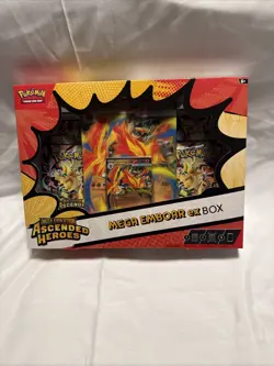 Pokemon TCG: Mega Evolution—Ascended Heroes Mega Emboar Ex Box - Image 1