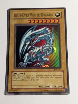 Yugioh Blue-Eyes White Dragon SDK-001 Ultra Rare Unlimited NM - Image 1