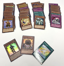 Lot of 46 Cards Yu Gi Oh Yugioh 3 Foil Prisma Holo 43 Commons 1996 LP - Image 1
