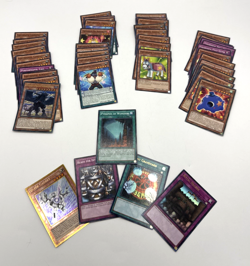 Lot of 46 Cards Yu Gi Oh Yugioh 3 Foil Prisma Holo 43 Commons 1996 LP - Image 1