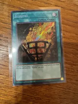 RA03-EN073 Bonfire Secret Rare 1st Ed YuGiOh - Image 1