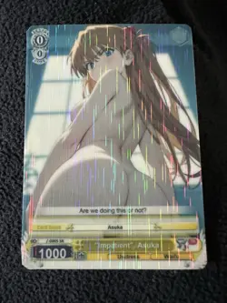 Asuka Full Art Anime One Piece Waifu Trading Card Holofoil Season 3 Glow In Dark - Image 1