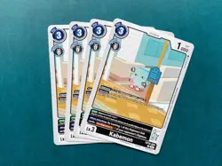 Kabemon EX10-024 Playset Sinister Order Digimon Card Game x4 - Image 1