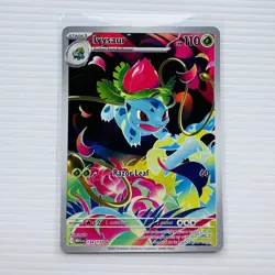 Ivysaur 134/132 Illustration Rare Mega Evolution Pokemon TCG Card - Image 1