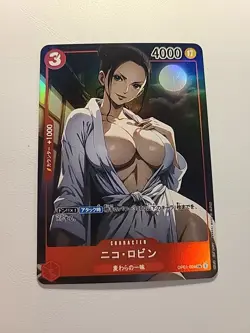 Nico Robin Pirate One Piece Beach ACG Goddess Doujin Waifu Fan Card Holo Anime - Image 1