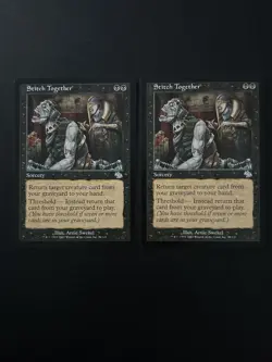 2x Stitch Together Judgment UP NM MTG Magic the Gathering - Image 1