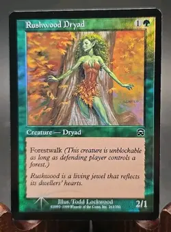 Rushwood Dryad Mercadian Masques MTG Foil Near Mint - Image 1