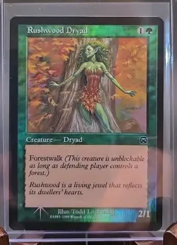 Rushwood Dryad Mercadian Masques MTG Foil Near Mint - Image 3