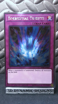 | Yugioh Torrential Tribute NKRT-EN043 Noble Knights Platinum Rare NM 🔥 | - Image 1