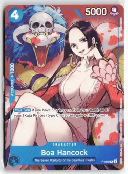 Lot of 2 Boa Hancock (P-066) promotional card from the One Piece Card Game's - Image 1