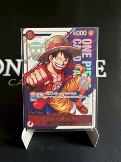 One Piece Card game Japanese Luffy ST21-014 Flagship Battle "Asia" Winner Prize - Image 1