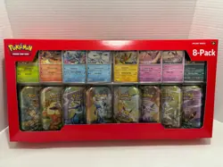 Pokemon Trading Card Game: 8-Pack Collector's Tin Set New Sealed! - Image 1