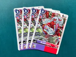 Arukenimon EX10-047 Playset Sinister Order Digimon Card Game x4 - Image 1