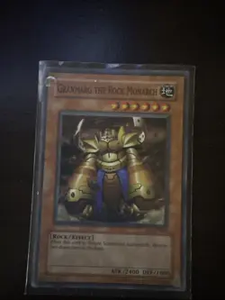 Granmarg the Rock Monarch! Vintage, Super Rare Yu-Gi-Oh! Card! - Image 1