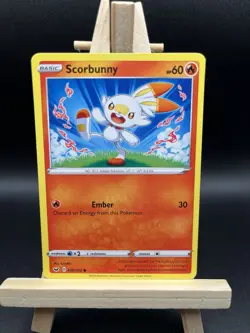 Pokemon TCG Scorbunny Raboot & Cinderace Bundle (Sword & Shield, LP Condition) - Image 2