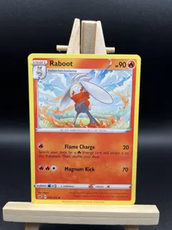 Pokemon TCG Scorbunny Raboot & Cinderace Bundle (Sword & Shield, LP Condition) - Image 4