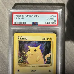 PSA 10 Pikachu 008/034 Classic Collection English Holo Graded Pokemon Card - Image 2
